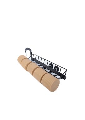 Gooseneck Hay Dump Trailer Black